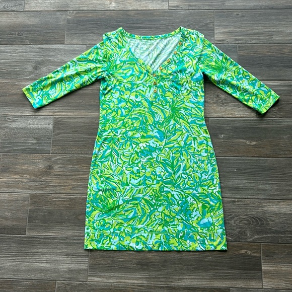 Lilly Pulitzer green dress - Picture 1 of 5